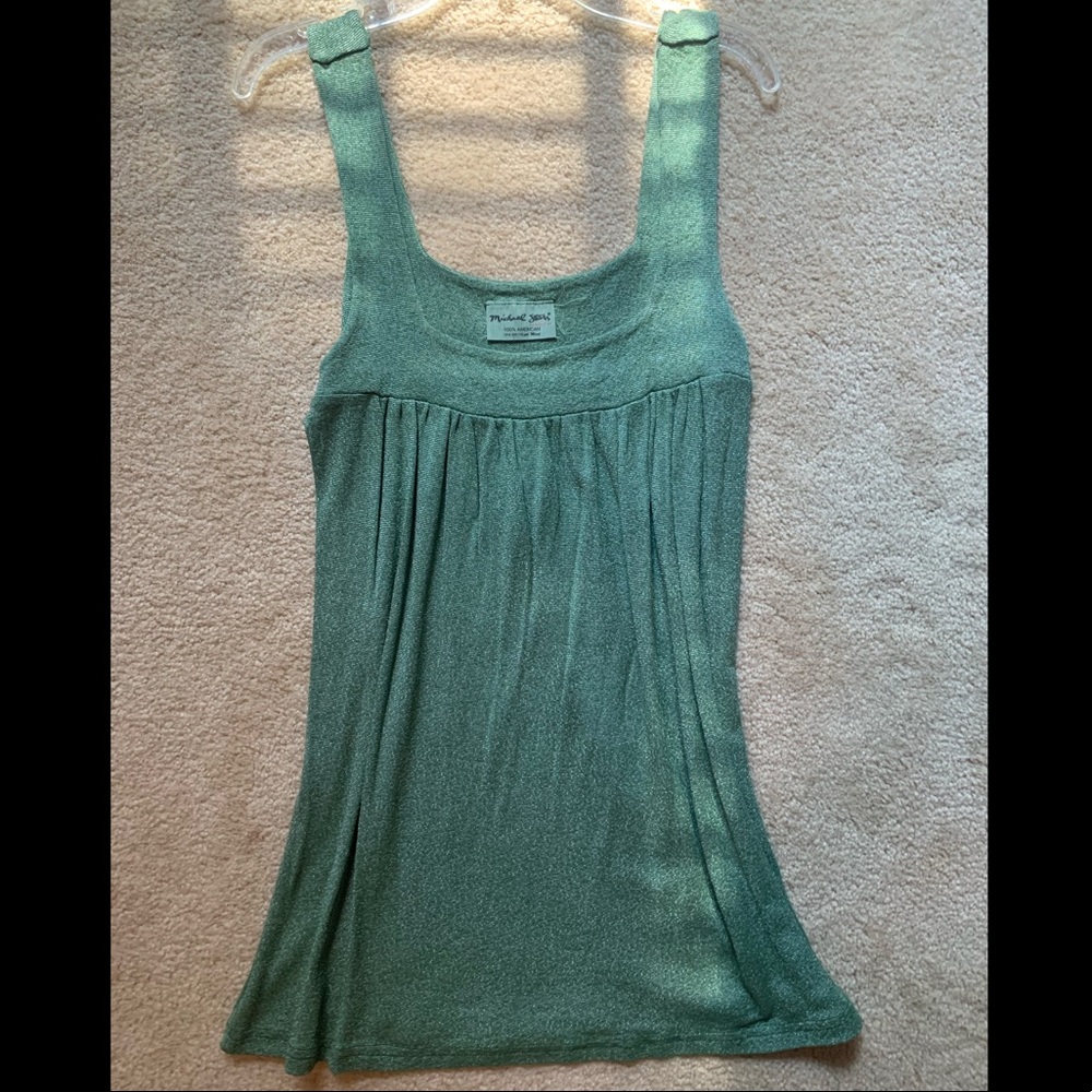 Beautiful Michael Stars Green Sparkly Top